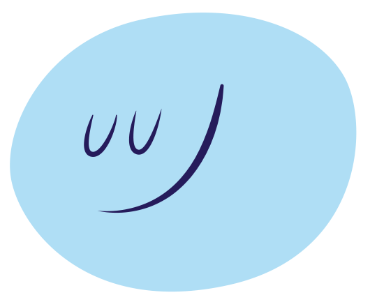 light blue satisfied smiley light blue satisfied smiley